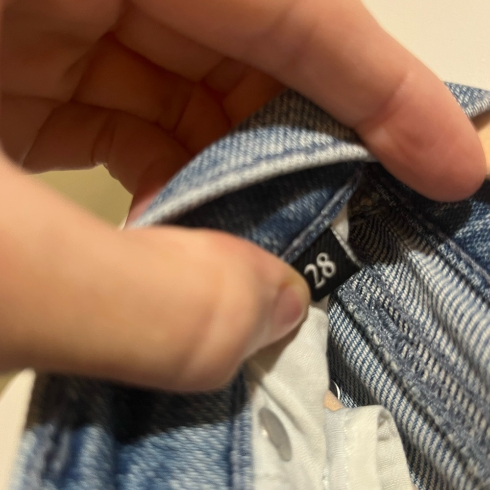 7 For All Mankind Light Blue Boot Cut Jeans - Picture 4 of 8